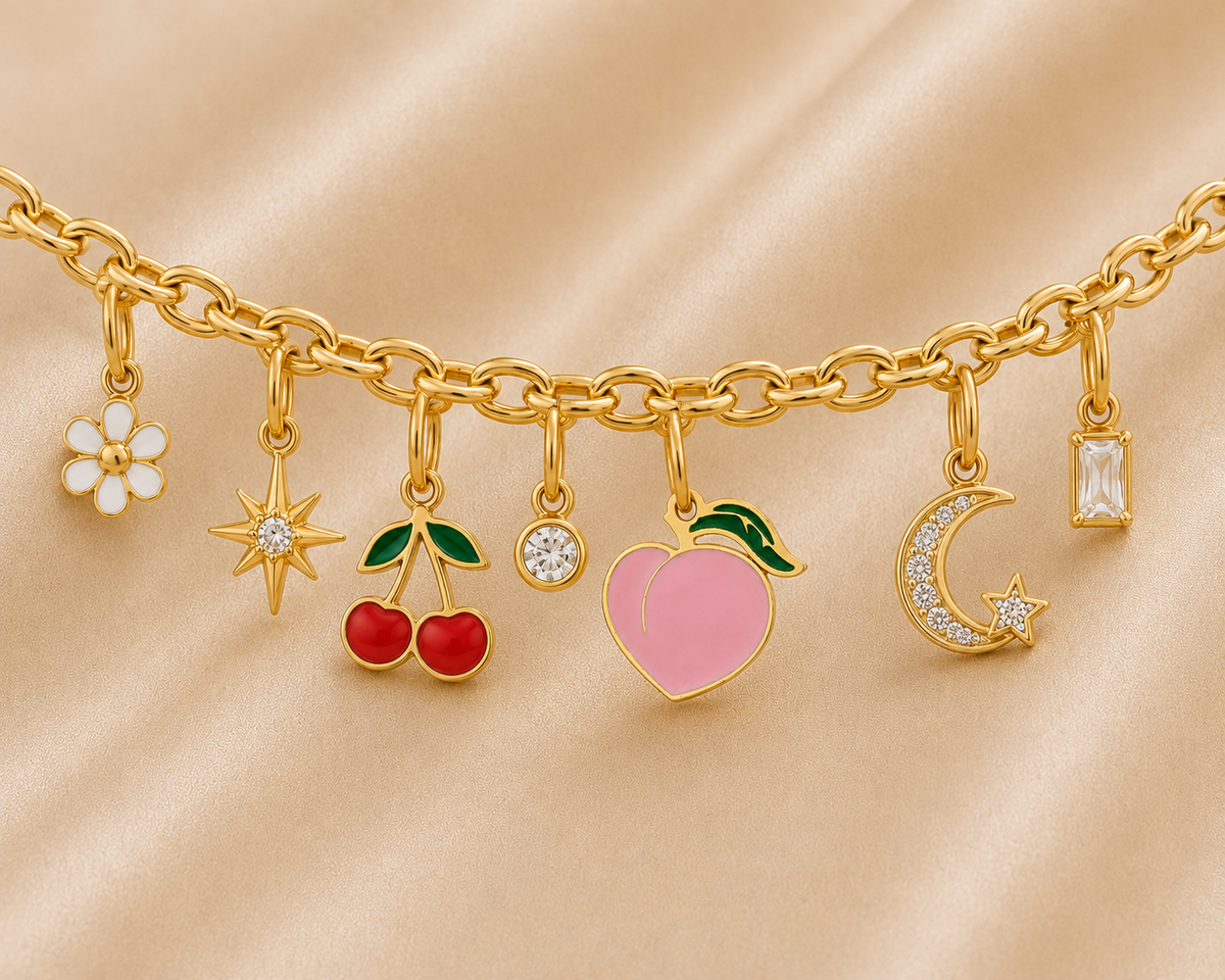 C-035 charm Pêche rose