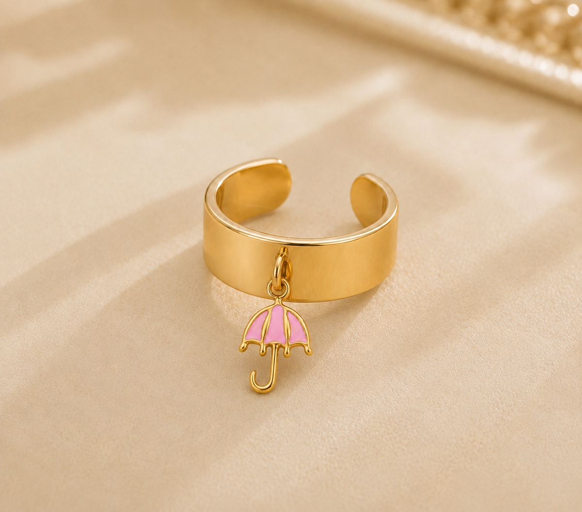 C-034 charm Parapluie rose