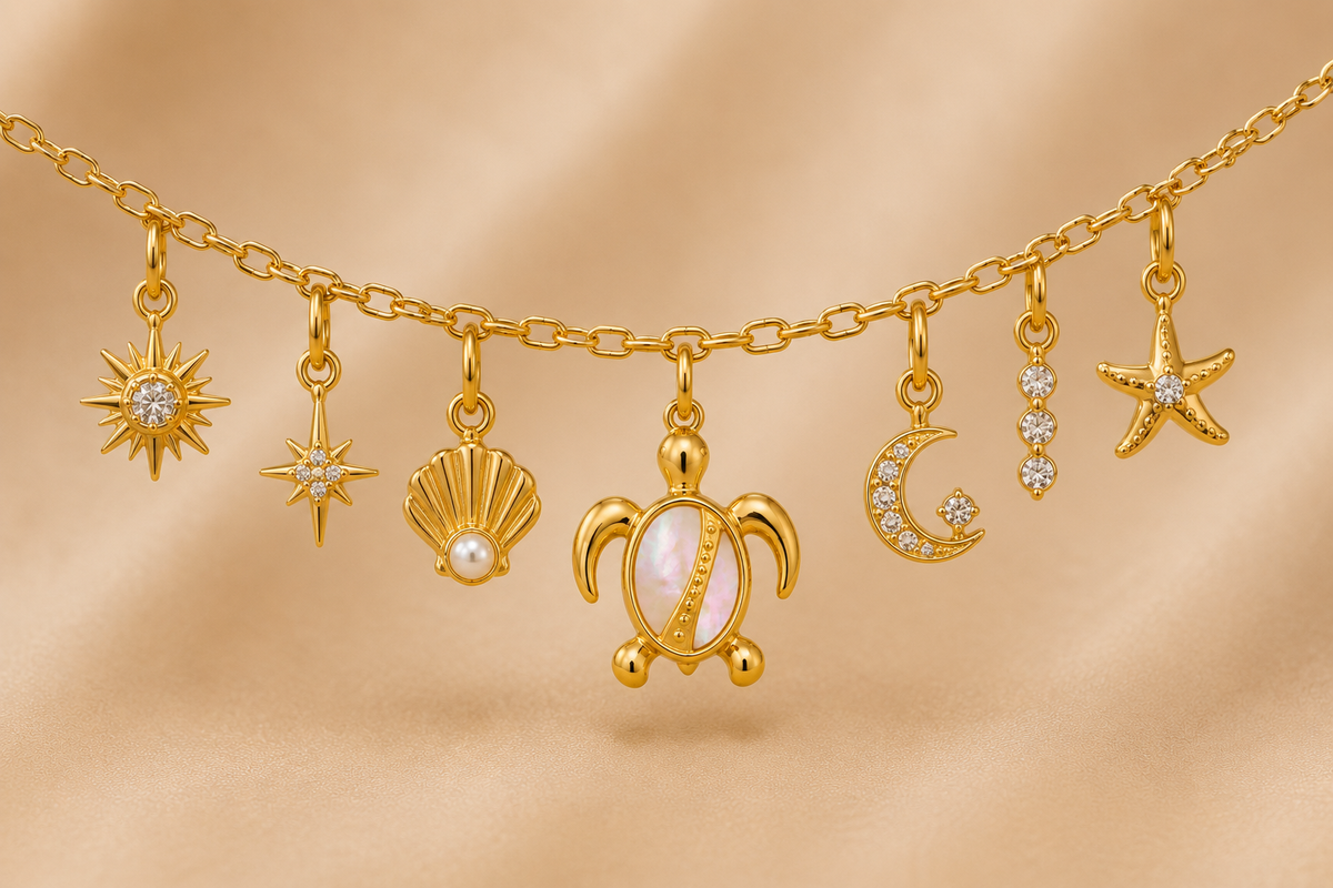 C-051 charm Tortue nacrée