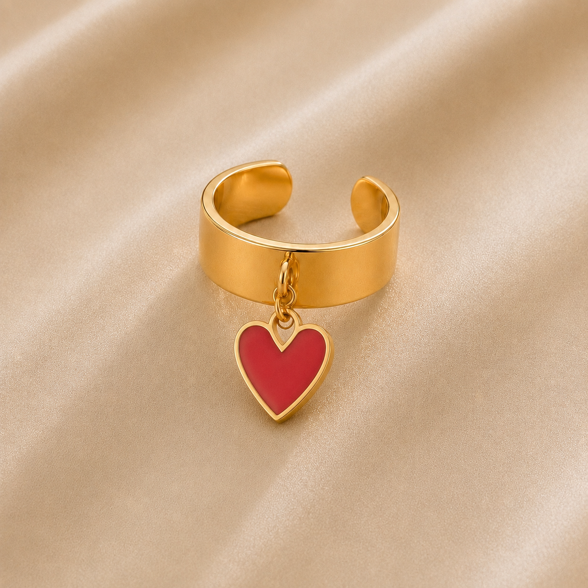 C-033 charm Coeur cerise