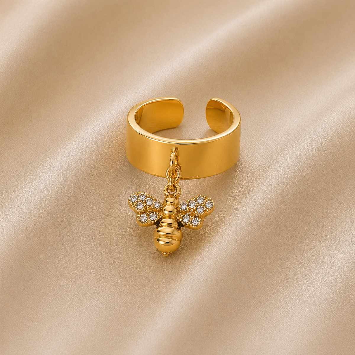 C-036 charm Abeille dorée