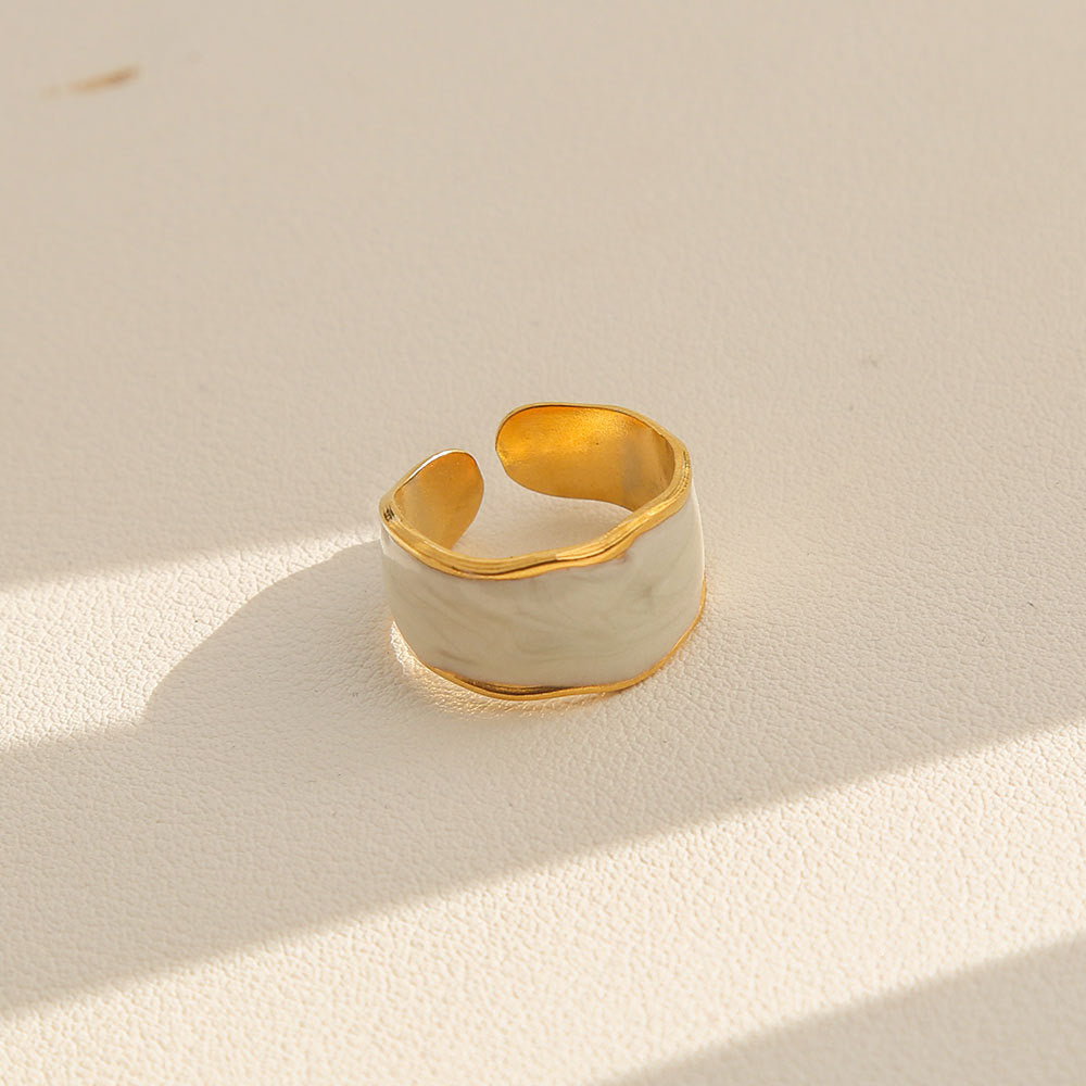 Bague Dune émaillée