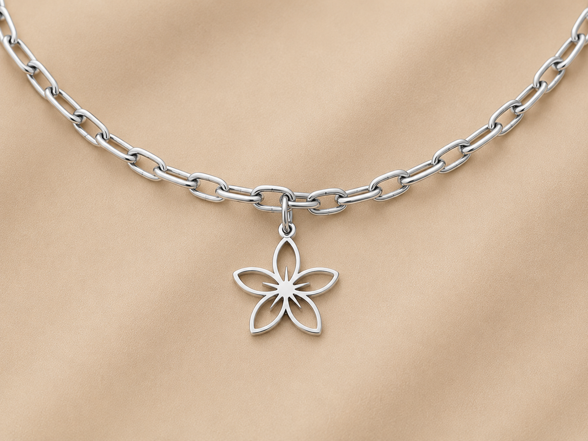 C-049 charm Fleur étoilée