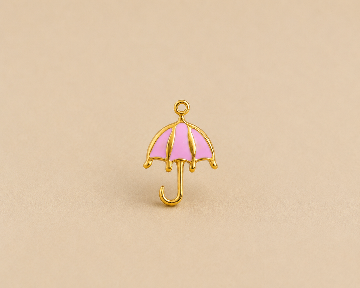 C-034 charm Parapluie rose