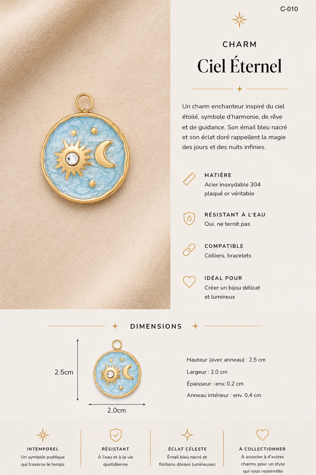 C-010 Charm Ciel éternel