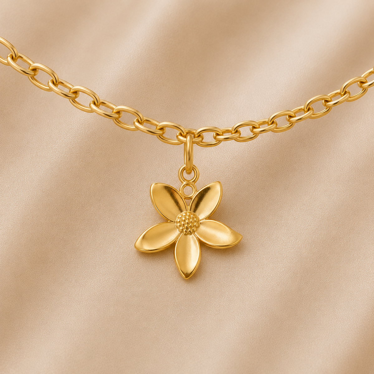C-029 charm Fleur dorée