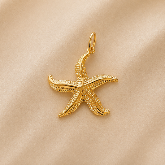 C-026 Charm Étoile de mer dorée