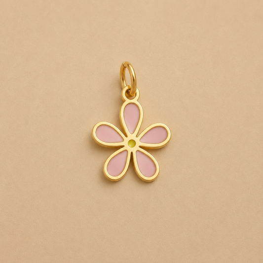 C-039 charm Fleur rose