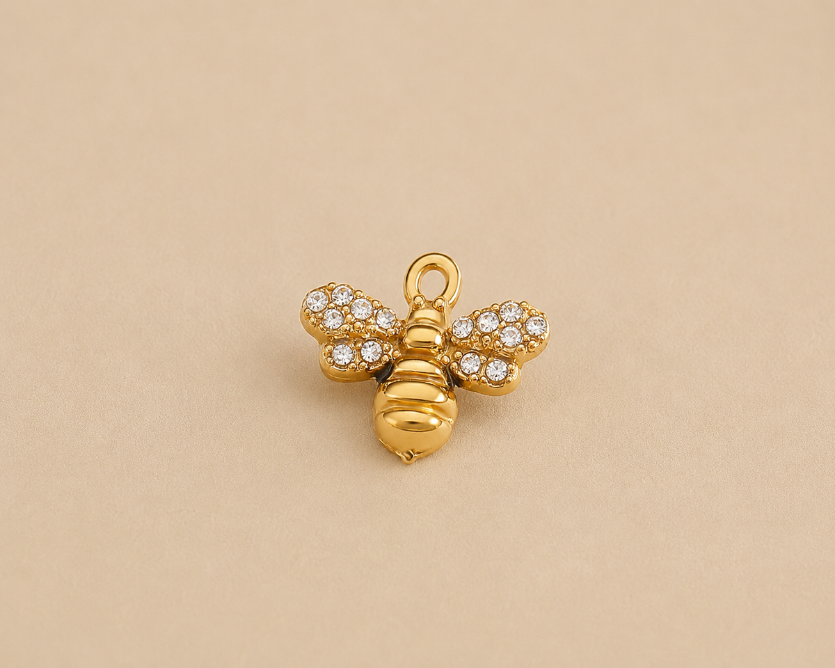 C-036 charm Abeille dorée