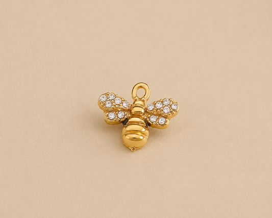 C-036 charm Abeille dorée