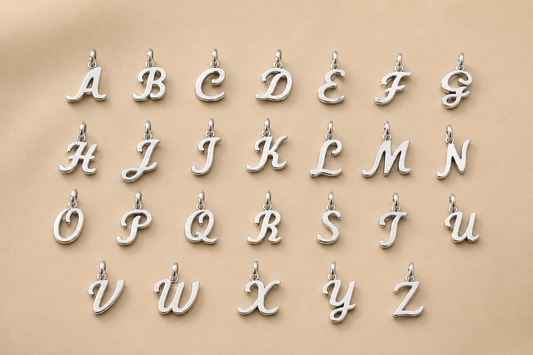 C-006 Charm lettre argent