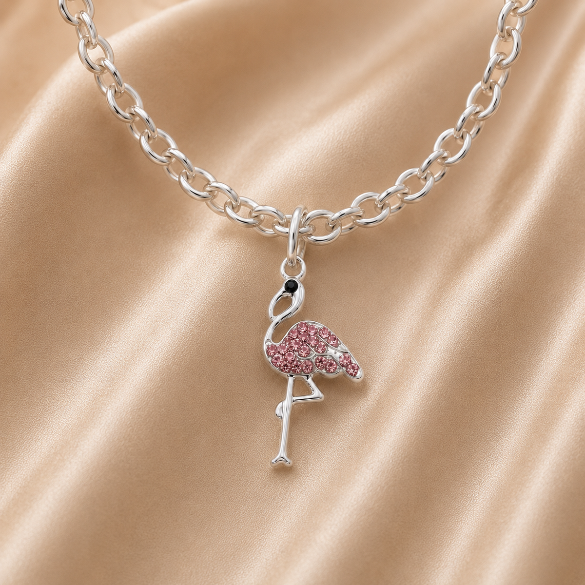 C-054 charm Flamant rose