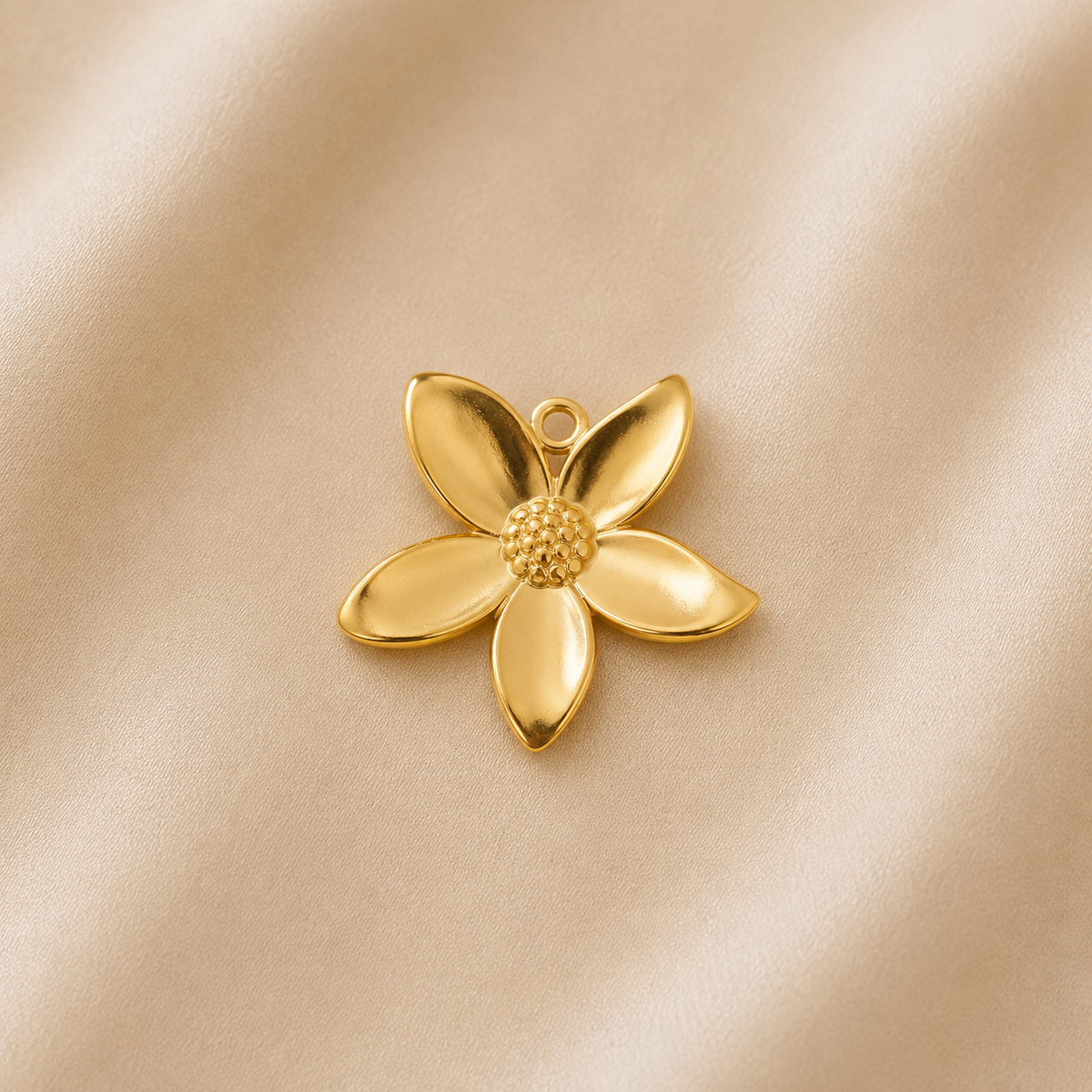 C-029 charm Fleur dorée