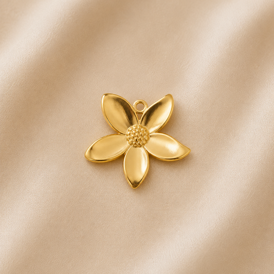 C-029 charm Fleur dorée