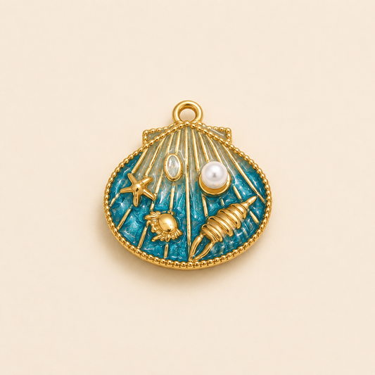 C-013 Charm Coquillage océan