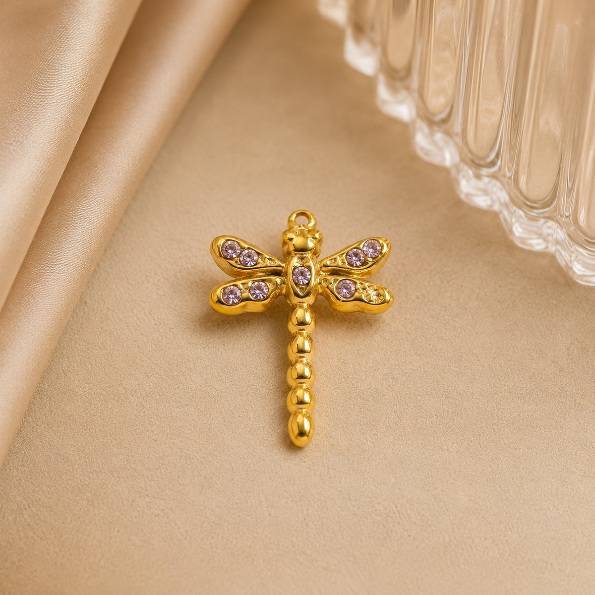 C-009  Charm libellule céleste