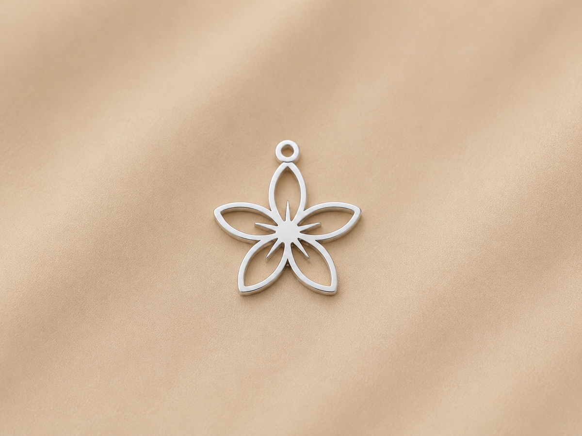 C-049 charm Fleur étoilée