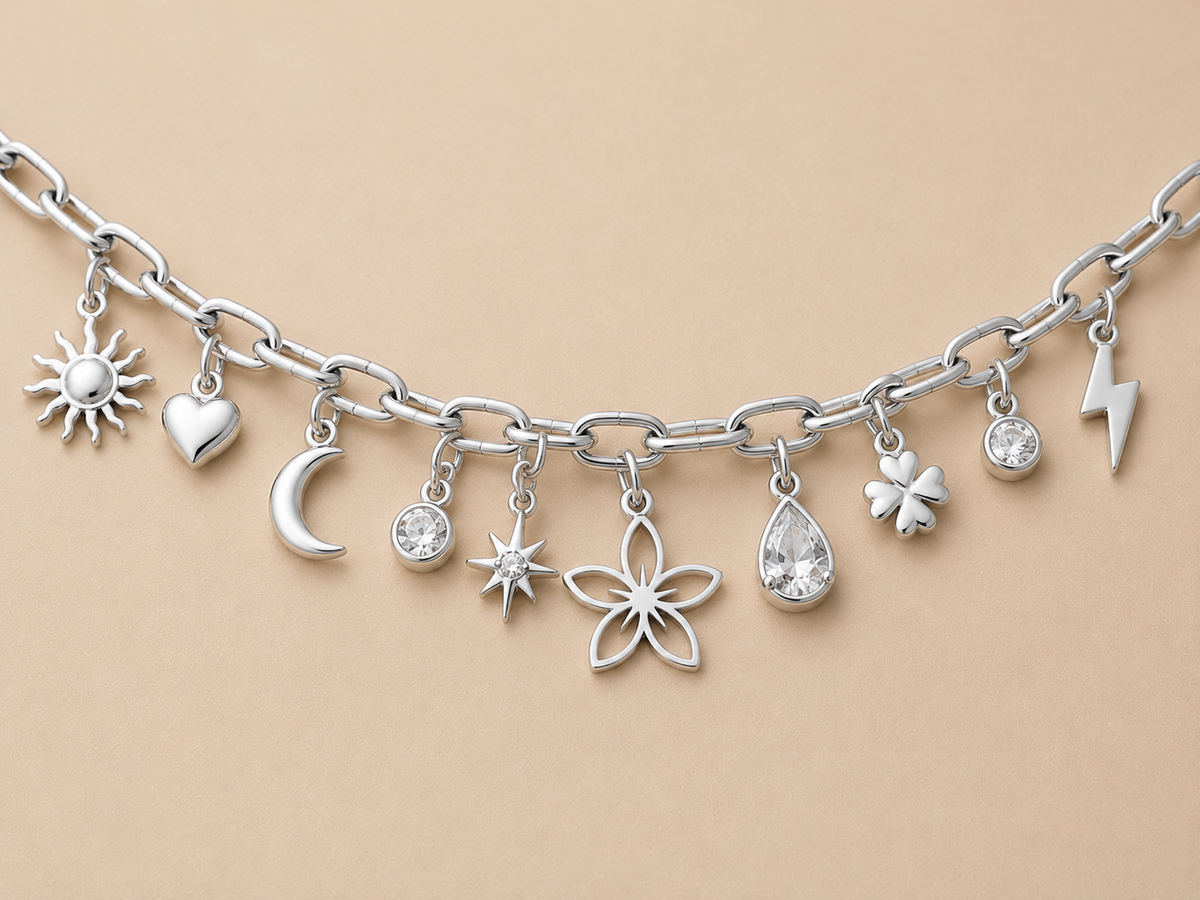 C-049 charm Fleur étoilée
